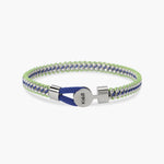 Load image into Gallery viewer, Kidult Bracciale in acciaio e nylon in blu e verde chiaro 831195