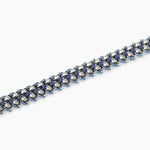 Load image into Gallery viewer, Kidult Bracciale in acciaio e nylon in blu e azzurro 831196
