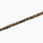 Load image into Gallery viewer, Kidult Bracciale in acciaio con nylon e occhio di tigre 831198