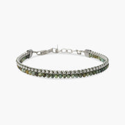 Kidult Bracciale in acciaio con nylon e turchese africano 831199