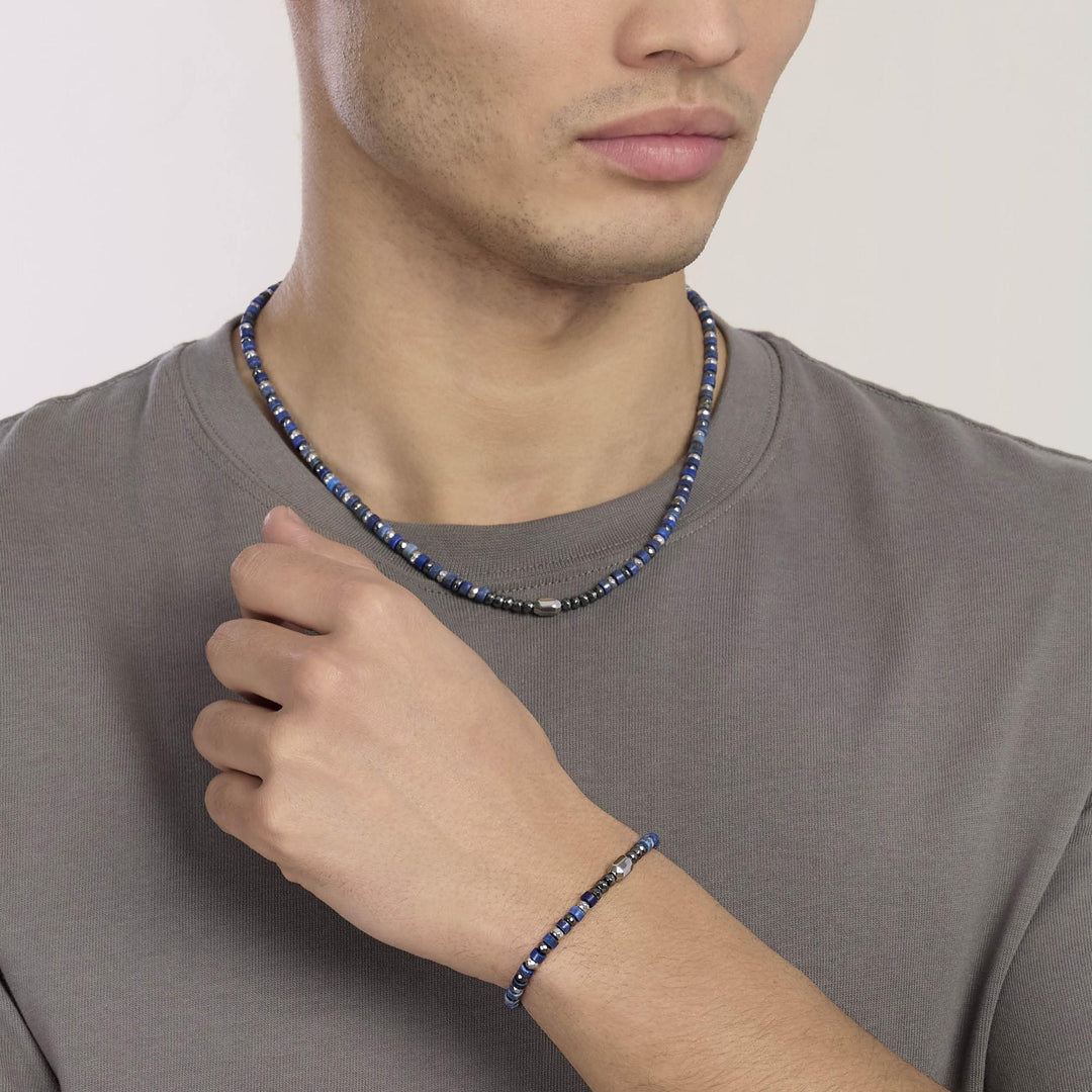 Kidult Bracciale regolabile con ematite e lapis 831210