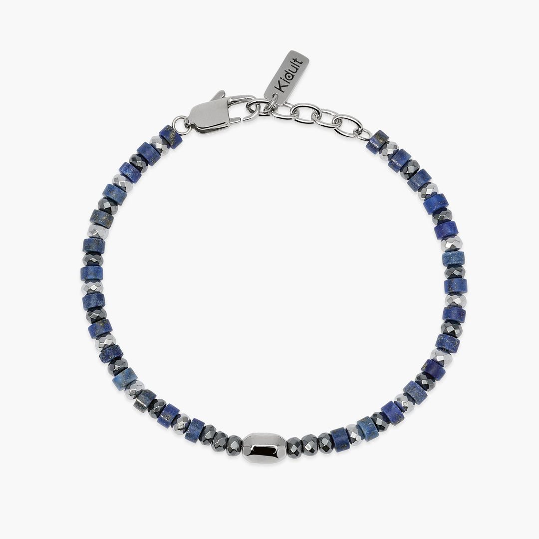 Kidult Bracciale regolabile con ematite e lapis 831210