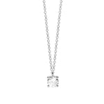 Load image into Gallery viewer, Girocollo con Catena Rolo' e Diamante Lab-Grown