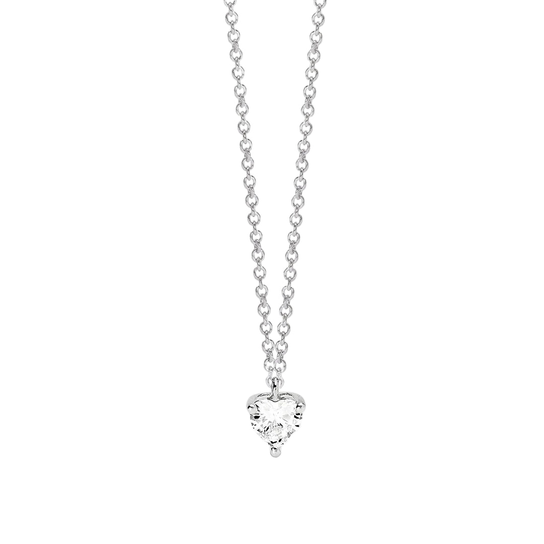 Girocollo con Catena Rolo' e Diamante Lab-Grown