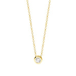 Load image into Gallery viewer, Collana Dorata con Diamante Lab-Grown