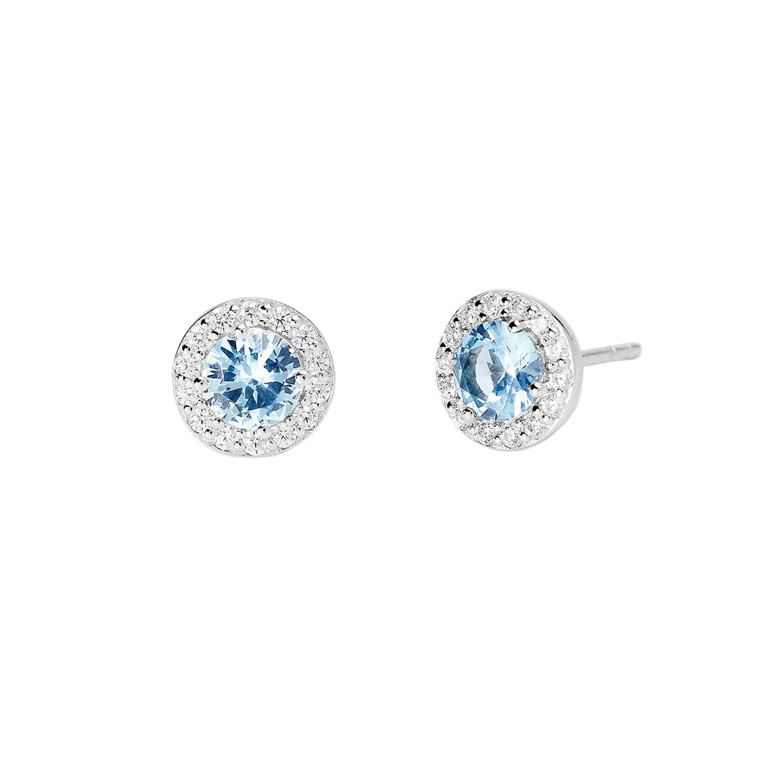 Orecchini con Topazio e Diamante Lab-Grown