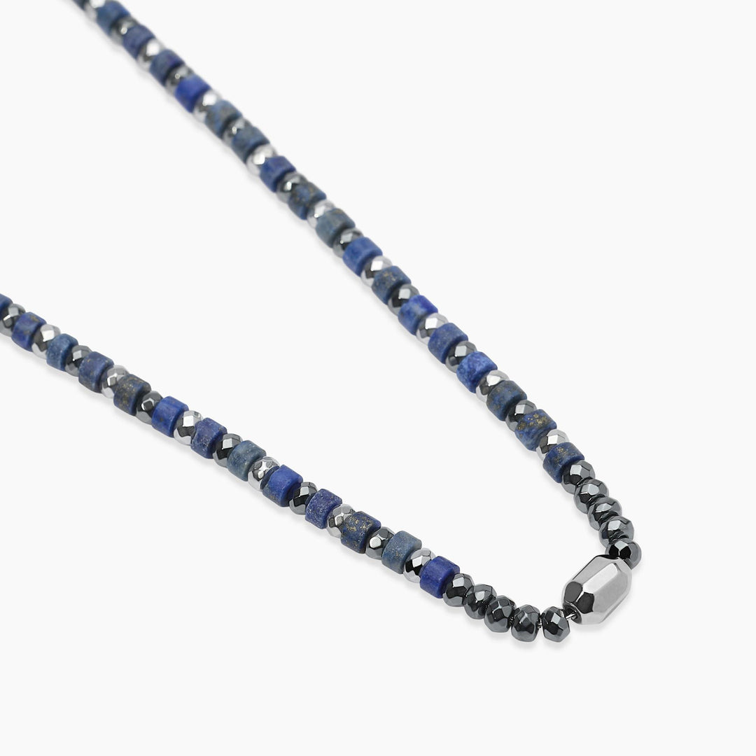 Kidult Collana regolabile con ematite e lapis 851115
