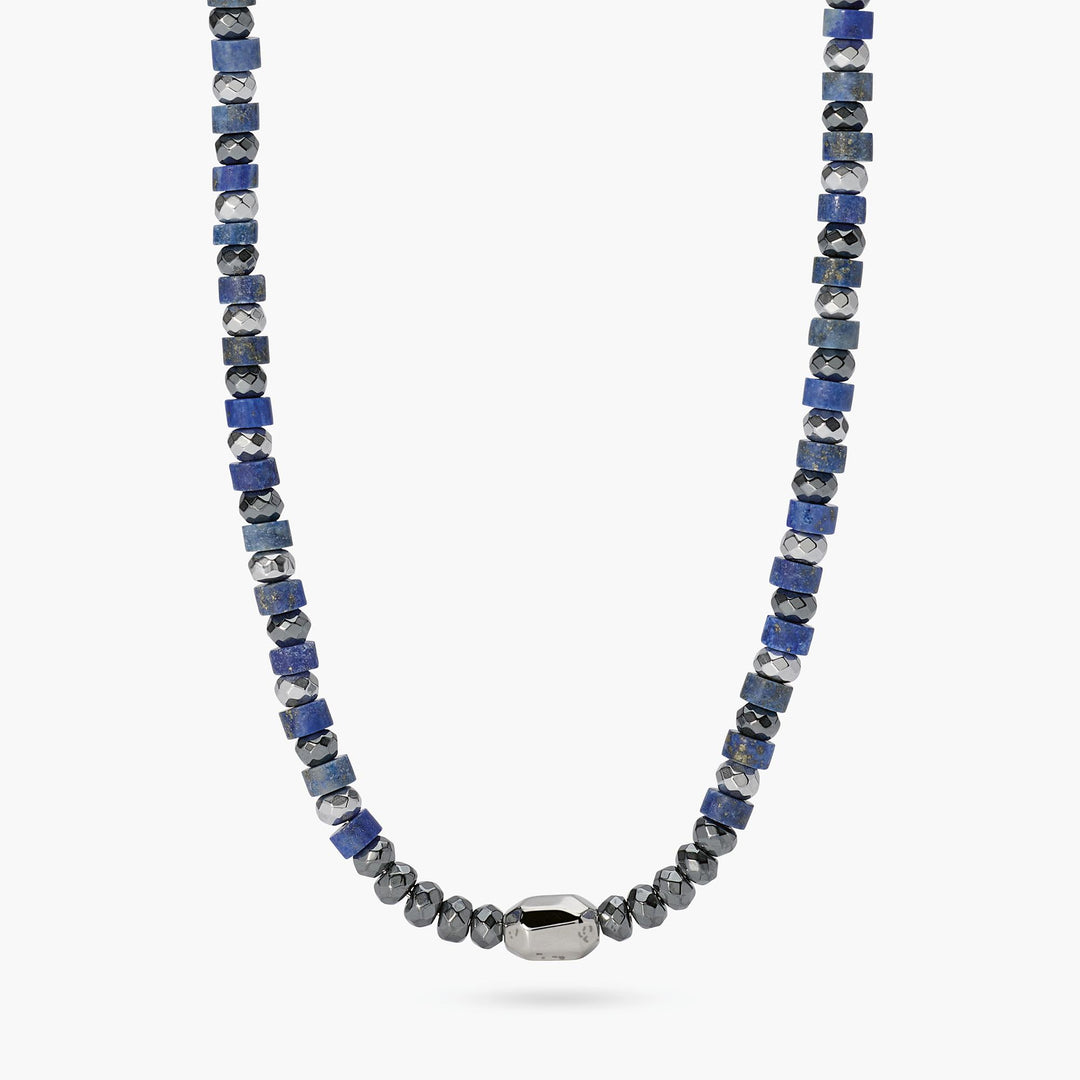 Kidult Collana regolabile con ematite e lapis 851115