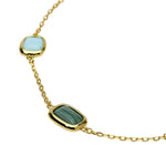 Load image into Gallery viewer, Mabina Bracciale in argento dorato con pietre multicolor 534173