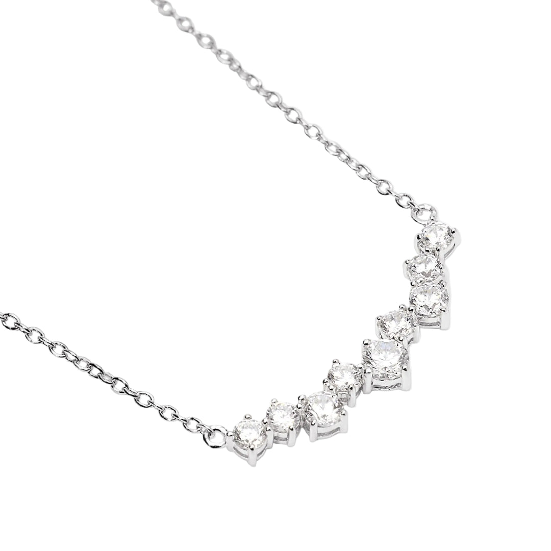 Mabina Girocollo in argento con elemento in zirconi 553888