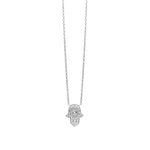Load image into Gallery viewer, Mabina Girocollo in argento con mano di Fatima 553899