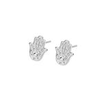 Load image into Gallery viewer, Mabina Orecchini a lobo in argento con mano di Fatima 563975
