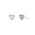 Load image into Gallery viewer, Mabina Orecchini a lobo in argento con cuore 563979