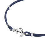 Load image into Gallery viewer, Mabina Bracciale in nylon con ancora in argento 534139