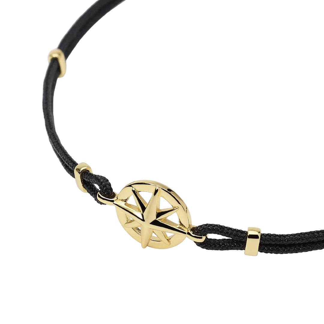 Mabina Bracciale in nylon con rosa dei venti 534142
