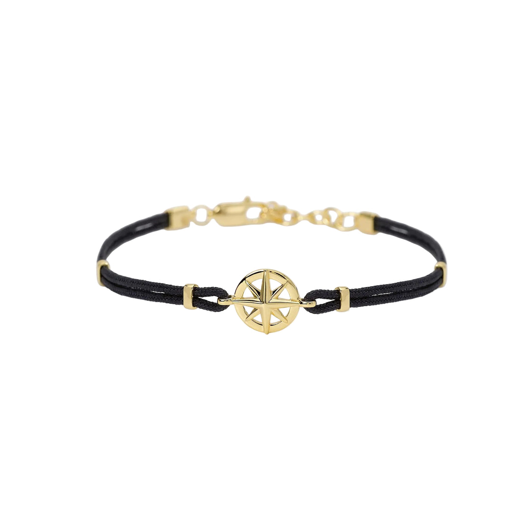 Mabina Bracciale in nylon con rosa dei venti 534142