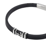 Load image into Gallery viewer, Mabina Bracciale in silicone con ancora in argento 534147