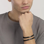Load image into Gallery viewer, Mabina Bracciale in silicone con ancora in argento 534147
