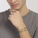 Load image into Gallery viewer, Mabina Bracciale in argento e malachite sintetica 534150