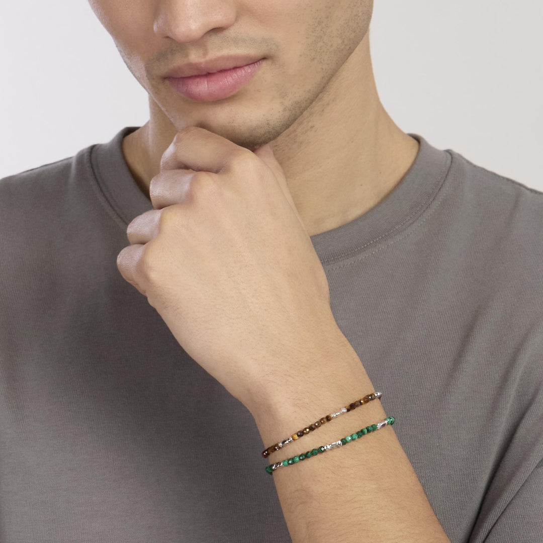 Mabina Bracciale in argento e malachite sintetica 534150