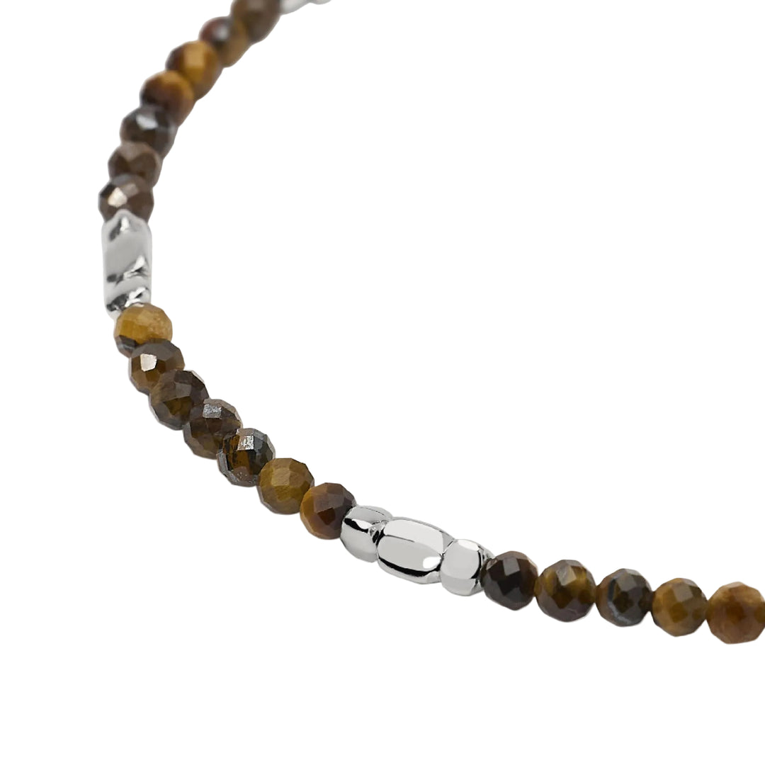 Mabina Bracciale in argento e occhio di tigre 534151