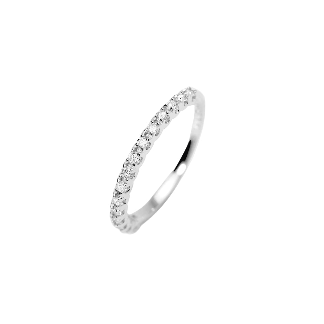 Mabina Anello mezza veretta con diamanti lab-grown 523521-11