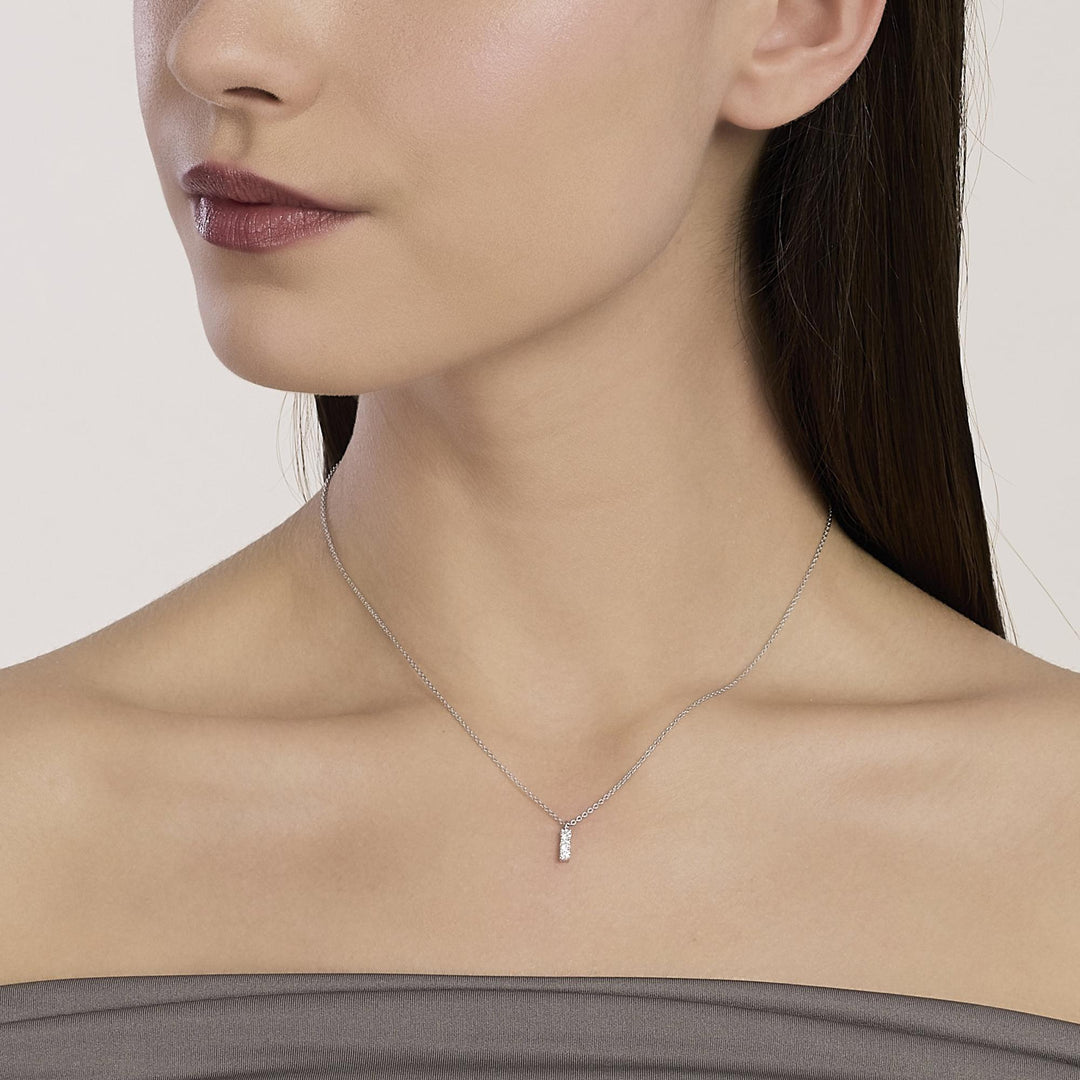 Mabina Girocollo trilogy in diamanti lab-grown 553916