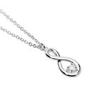 Load image into Gallery viewer, Mabina Girocollo con infinito e diamante lab-grown 553919