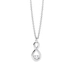 Load image into Gallery viewer, Mabina Girocollo con infinito e diamante lab-grown 553919