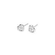 Mabina Orecchini cuore con diamanti lab-grown 563990