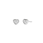 Load image into Gallery viewer, Mabina Orecchini cuore con diamanti lab-grown 563990