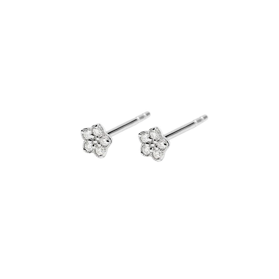 Mabina Orecchini fiore con diamanti lab-grown 563995