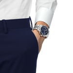 Load image into Gallery viewer, Tissot Chrono L 42mm T116.417.11.042.00 - bracciale e cassa acciaio - quadrante blu con datario e cronografo