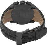 Load image into Gallery viewer, Breil Chrono Lady BW0435 - cassa acciaio nero - cinturino nero in pelle e gomma - quadrante nero con cronografo e datario