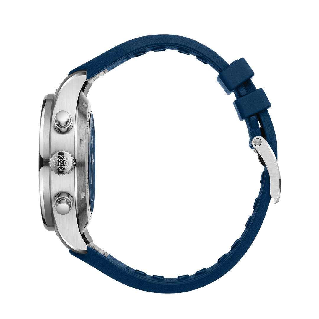 IWC Pilot’s Watch Chronograph Le Petit Prince IW378011 - cinturino gomma blu - cassa acciaio - quadrante blu con cronografo e datario