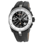 Load image into Gallery viewer, Breil Chrono Lady BW0435 - cassa acciaio nero - cinturino nero in pelle e gomma - quadrante nero con cronografo e datario