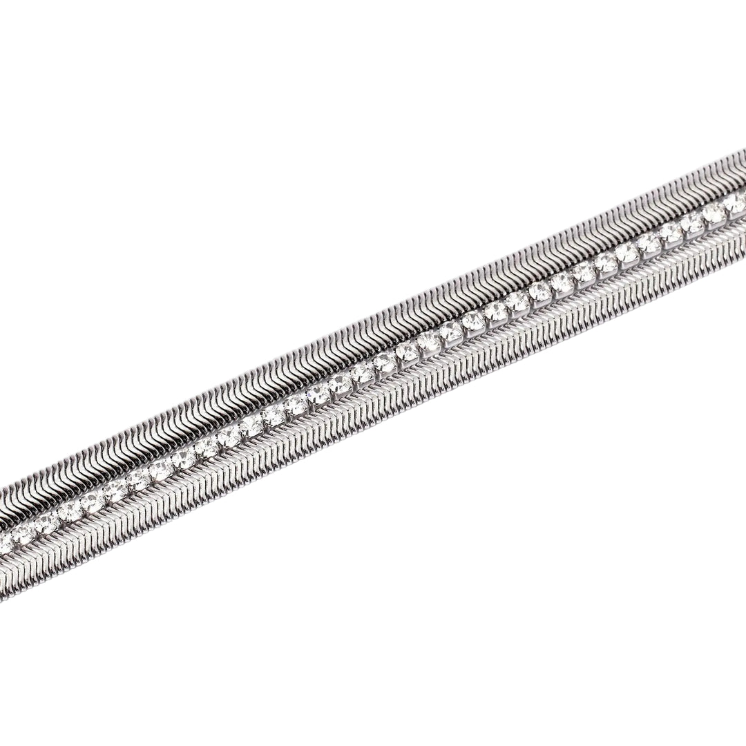Bracciale con Doppia Catena
