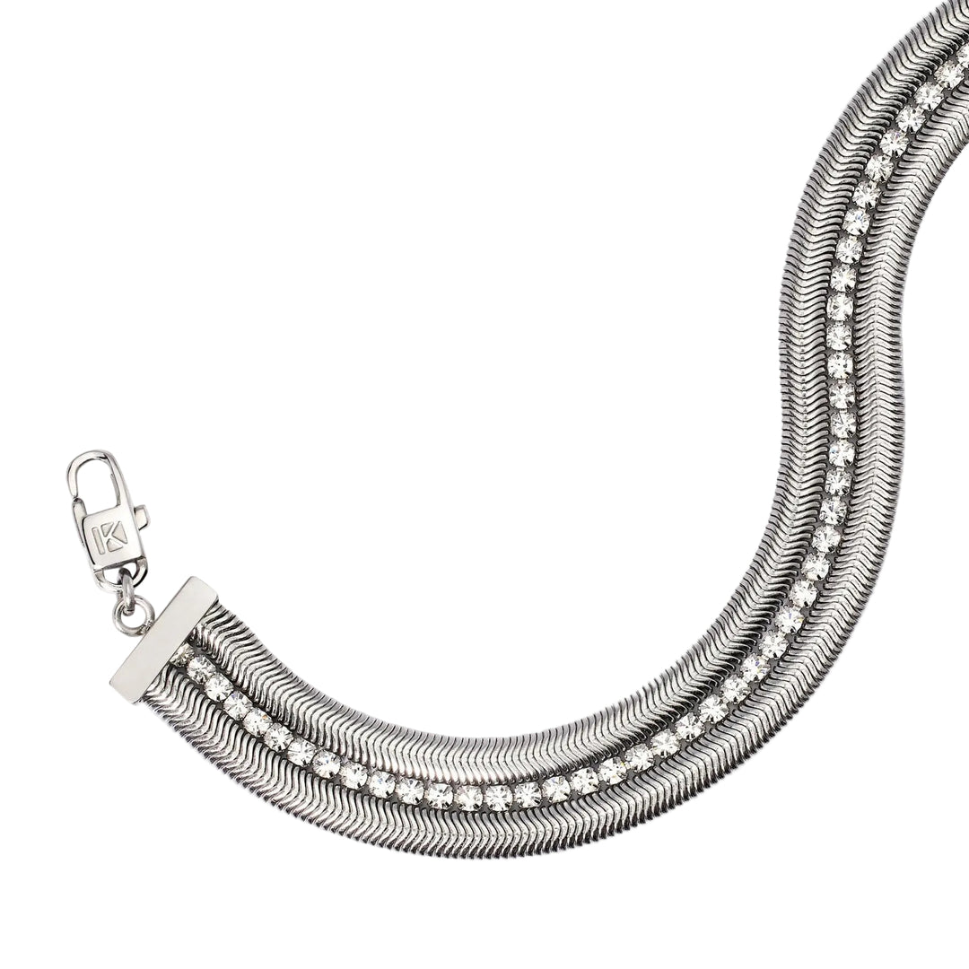 Bracciale con Doppia Catena