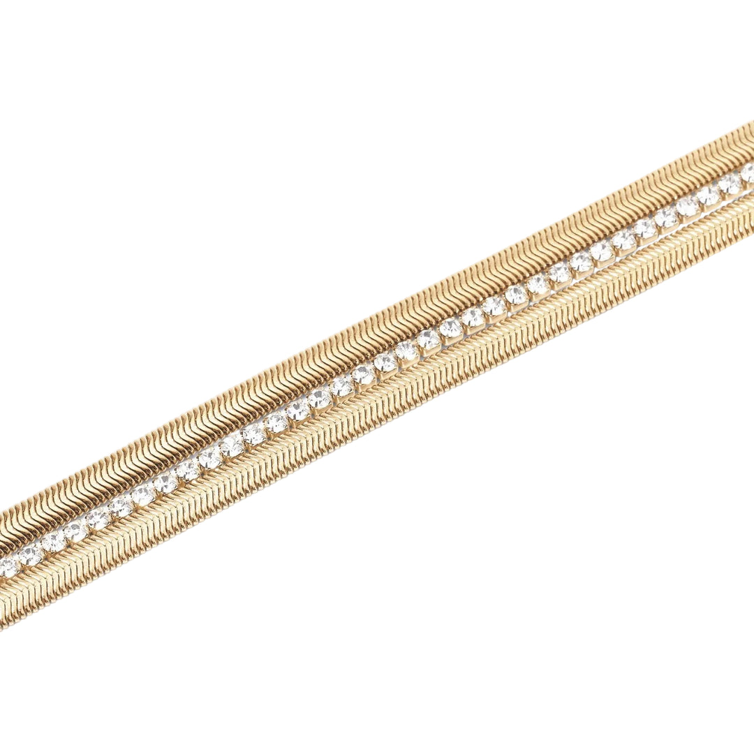 Bracciale con Doppia Catena