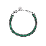 Load image into Gallery viewer, Bracciale con Catene e Tennis