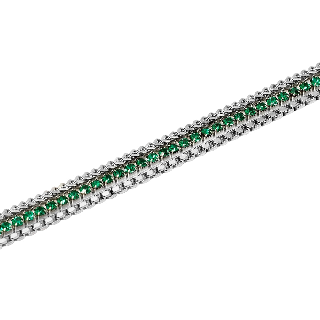 Bracciale con Catene e Tennis