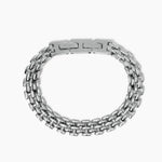 Load image into Gallery viewer, Bracciale in acciaio con catena panther