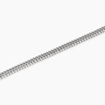 Load image into Gallery viewer, Bracciale con catena franco e catena in cristalli