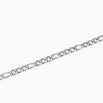 Load image into Gallery viewer, Bracciale in acciaio con catena figaro