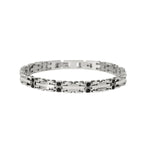 Load image into Gallery viewer, Bracciale con Elementi Imperniati e Cristalli