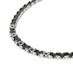 Load image into Gallery viewer, Bracciale in Acciaio con Ceramica e Cristalli