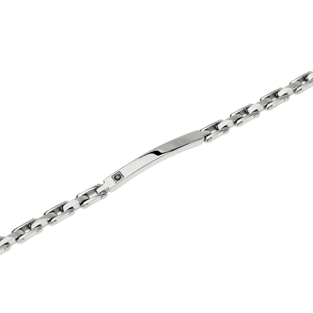 Bracciale con Piastra e Cristallo