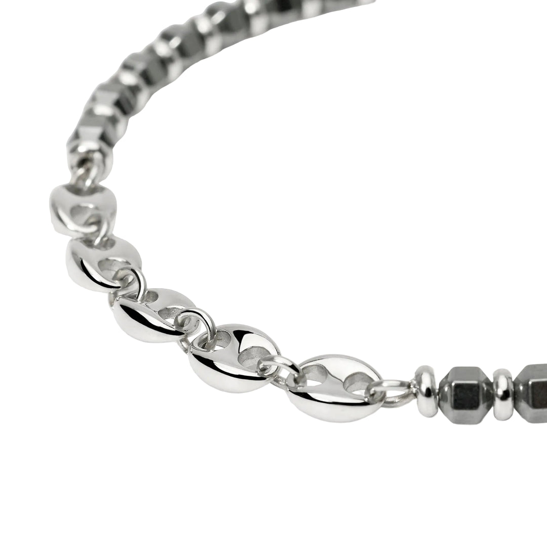 Bracciale con Cilindri e Catena