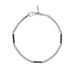 Load image into Gallery viewer, Bracciale con Catena Veneta e Cristalli