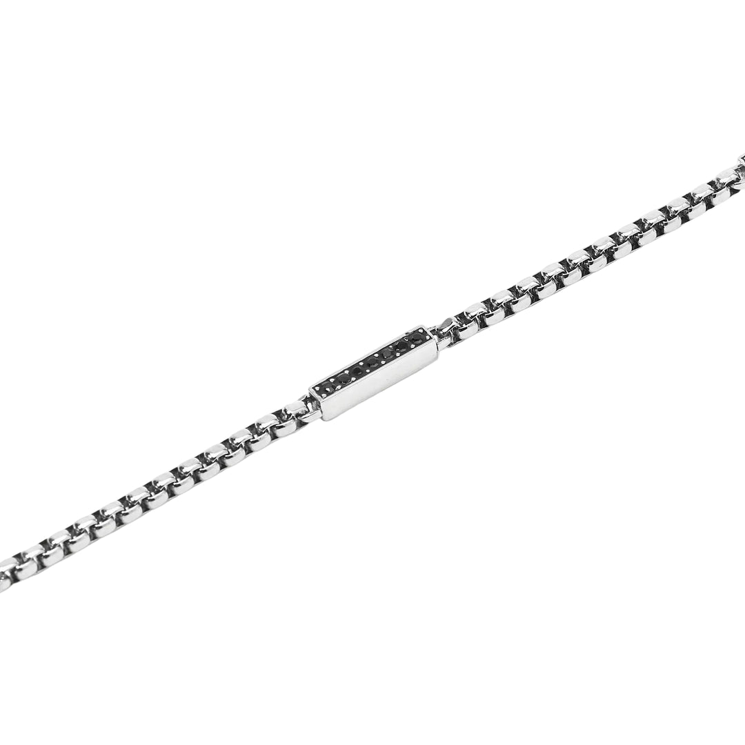 Bracciale con Catena Veneta e Cristalli